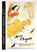 Marc Chagall - Galerie Welz Exhibition Poster.