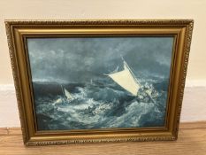 “The Shipwreck“ (1805) J. M. W Turner Reproduction