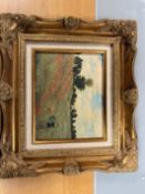 Claude Monet's Painting Print, Wild Poppies Near Argenteuil, Created In 1873.