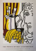 Rare Original Roy Lichtenstein Exhibition Poster 'Still Life With Picasso' Collector's Pop Art 19...