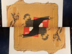 Banksy Love Is In The Air Limited Edition Card Sicily Museum Show 10 x 10 inches Free Post