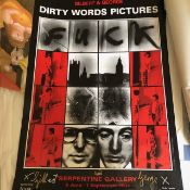 Gilbert and George 'Dirty Words Picture' Poster
