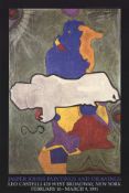 Jasper Johns 'Green Angel' 1990 Exhibition Poster.