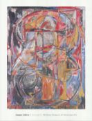 Jasper Johns '0 Through 9' 2004 Lithograph Exhibition Poster For The Whitney Museum New York.