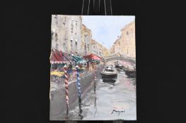 Original Oil On Canvas Board