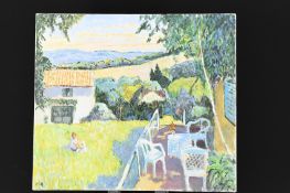 Original Oil On Canvas By The English Artist John Ash