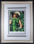 Tamara De Lempicka Limited Edition With Signed Estate (New York) Authentication Certificate.