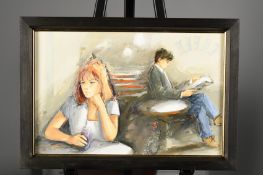 Original Oil On Canvas By Italian Artist Trombini
