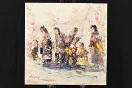 Original Oil On Canvas By Yshi