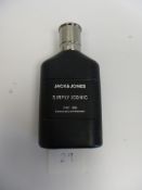 Jack Jones, Simply Iconic EDT 75ml. As Pictured 3/4 To Full