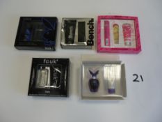 5pcs Assorted Gents / Ladies and Some Kids Perfume, Shower Gel, Deodorant / Body Spray Sets - W...