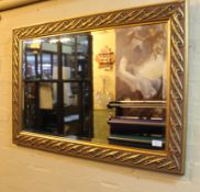 Bevelled Gilt Mirror