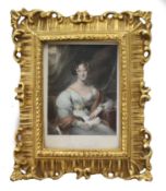 Early 19th C.Coloured Mezzotint 