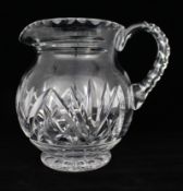 Vintage Mid 10th C.Cut Glss Crystal Jug
