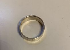 Single Band Vintage Sterling Silver Ring