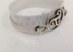 Sterling Silver Bangle - Round Triple