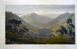 [Antique Print] Ben Nan Much Duidh From Robson's Scenery of The Grampian Mountains 1819