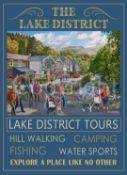 Lake District For All Your Holidays Needs Poster Style Metal Wall Art