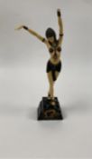 Elegant Art Deco Egyptian Dancer Figurine-20”