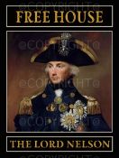 Lord Nelson Traditional Large British Pub Metal Wall Art