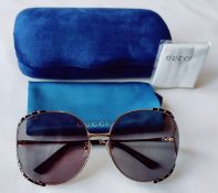 Gucci GG0595 001 Women Sunglasses- Big