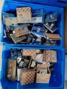 2 Boxes of Various Metal Finished Switched