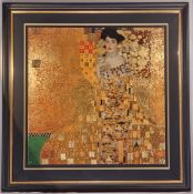 Gustav Klimt 22ct Gold Leaf Silkscreen 