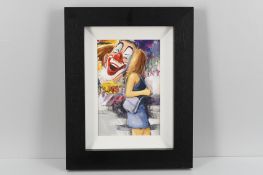 Original Framed Oil By Italian Artist Giuliano Trombini