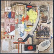 Ibrahima Mbengue Large Original Mixed Media Painting