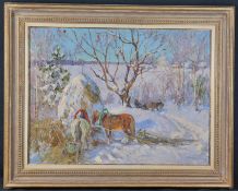 Original Russian Oil On Canvas