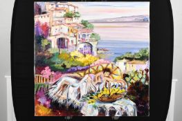 Original Oil On Canvas By Gera.