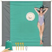 6 x Beach Blanket/Picnic Blanket 200 x 210cm L28b
