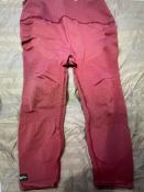 Adidas Formation Leggings /Pants Burgundy. Size UK 3X 28-30. New