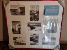 Brand New Sealed Package Nielson Red Aluminium Photo Frame Pixel, Collage, 54.5x49.5cm, Sells £65