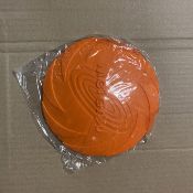 12 x Orange Dog Frisbee Toy For Throwing Trade Lot RRP £4 Each