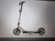 Unused Frenzy FR205DB Champagne Dual Braking Scooter, Amazon Price £134.00 No VAT On Hammer