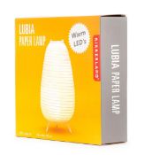 Job Lot of 12 LUBIA Paper Lamps – Brand New In Box
