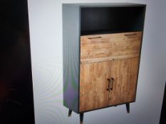 Brand New Franklin Tall Unit, Previously Sold By Homebase @ £460 No VAT On Hammer