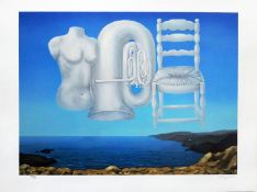 Two Rene Magritte 'Threatening Weather' and 