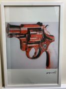 Andy Warhol, Red Gun Original, Limited Edition, Print