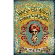 Fortune Teller Vintage Traditional Fairground Stalls & Rides Metal Wall Art