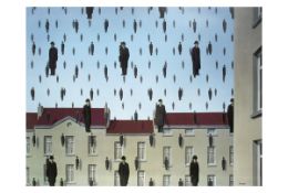 Large Rene Magritte 'Golconde' 2013