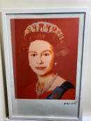 Andy Warhol, UK Queen Red, Original, Limited Edition, Print