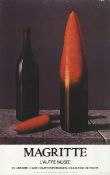 Rene Magritte Original 1980 Exhibiion Poster - Large.