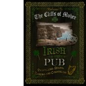 Title: The Cliffs of Moher Irish Traditional Pub Sign Metal Wall ArtDescription: The Cliffs of Moher
