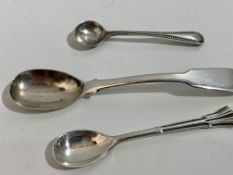 A Small Collection of Georgian Silver Flatware