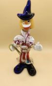 Vintage Murano Venetian Art Glass Clown Figure