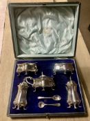 Antique Sterling Silver Finest Cruet Set