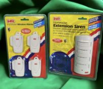 48 x Homewise Window Alarms and Extension Siren