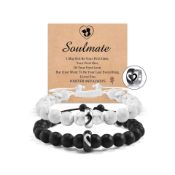 14 x Couples Bracelets Valentine's Day Gifts Matching Bracelets - RRP £20.82 ea. L11a